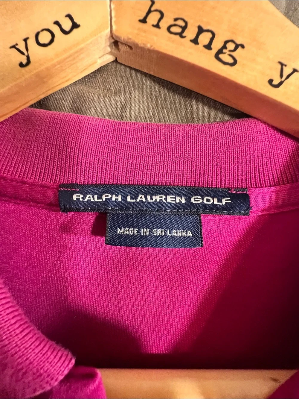 Ralph Lauren Long Sleeve Polo - Fuchsia